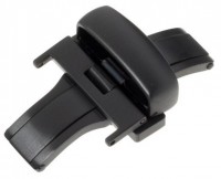 Черная застежка Stailer с кнопками, матовая Черная застежка Stailer с кнопками, матовая