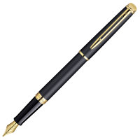 S0920610 Перьевая ручка Waterman Hemisphere, цвет: Mars Black/GT, перо: F (№ 299) S0920610 Перьевая ручка Waterman Hemisphere, цвет: Mars Black/GT, перо: F (№ 299)